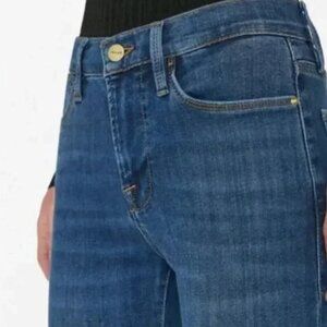 FRAME Denim Le High Straight Raw jeans 25 NWOT high rise straight leg stretch Du